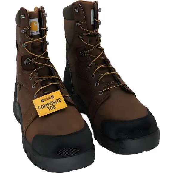 Rugged Waterproof Met Guard Composite Toe Work Boot Size 12 M