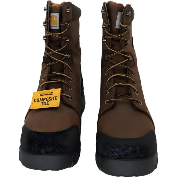 Rugged Waterproof Met Guard Composite Toe Work Boot Size 12 M