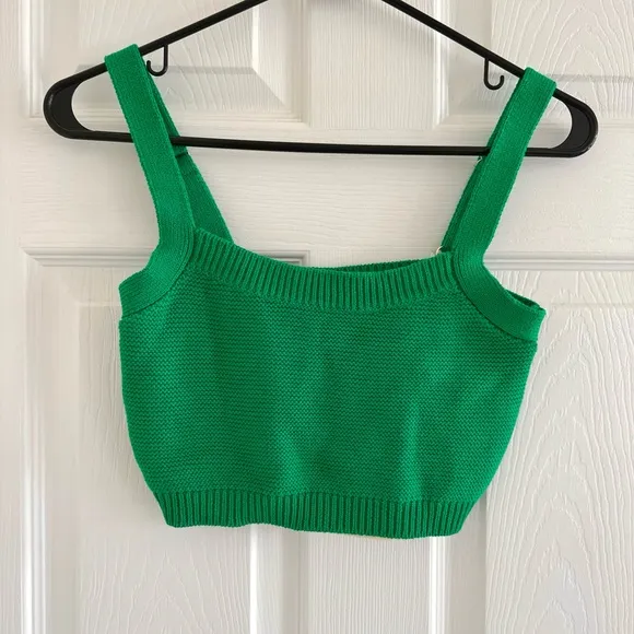 Sabo Nooa Knit Maxi Skirt &amp; Crop Top SET, Emerald Green, NWT, Size XS