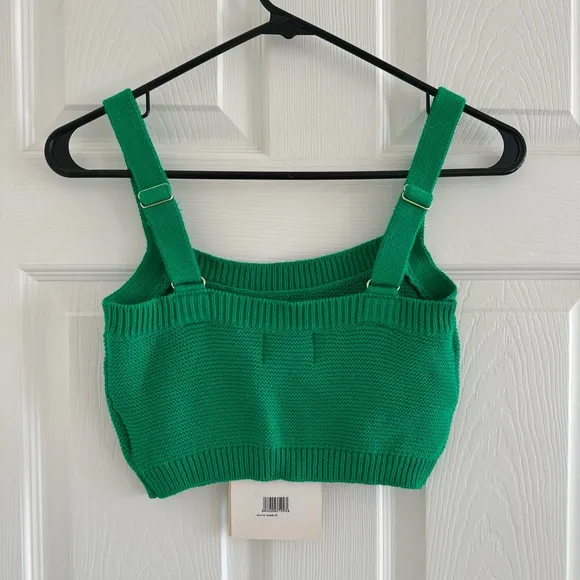 Sabo Nooa Knit Maxi Skirt &amp; Crop Top SET, Emerald Green, NWT, Size XS