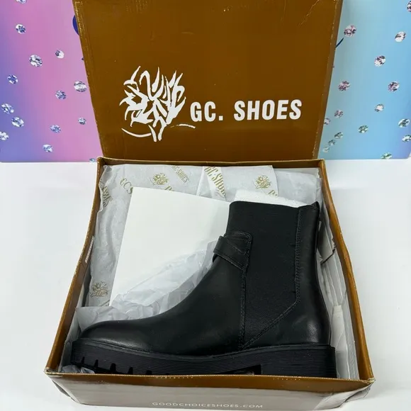 SALE BLACK MOTO STYLE BOOTIES