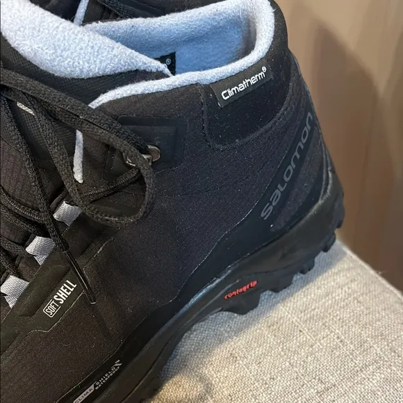 Salomon Men Shelter CS WP Winter Boots Black Contagrip Waterproof US 10