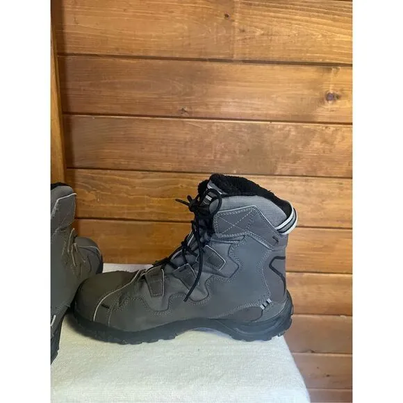 Salomon Men's Snowtrip TS Waterproof Winter Shoes Sz 9.5 Gray