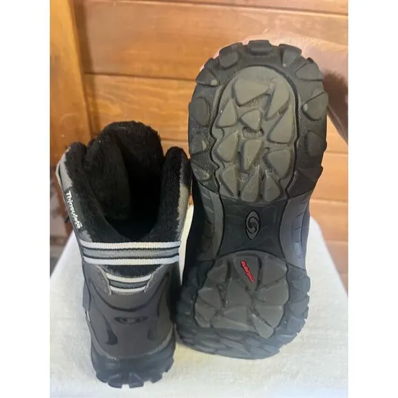 Salomon Men's Snowtrip TS Waterproof Winter Shoes Sz 9.5 Gray