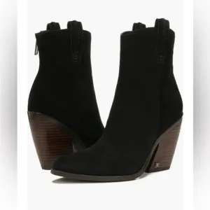 Sam Edelman Agnes Suede Booties size 6