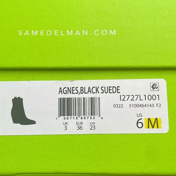 Sam Edelman Agnes Suede Booties size 6