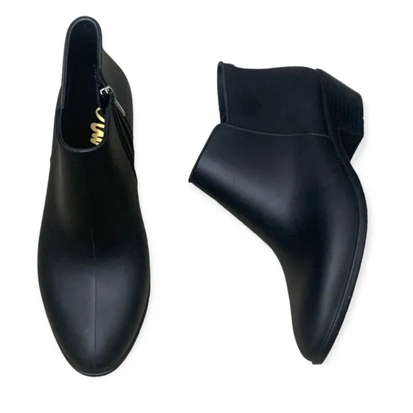 Sam Edelman Black Petty Rain Booties sz 9