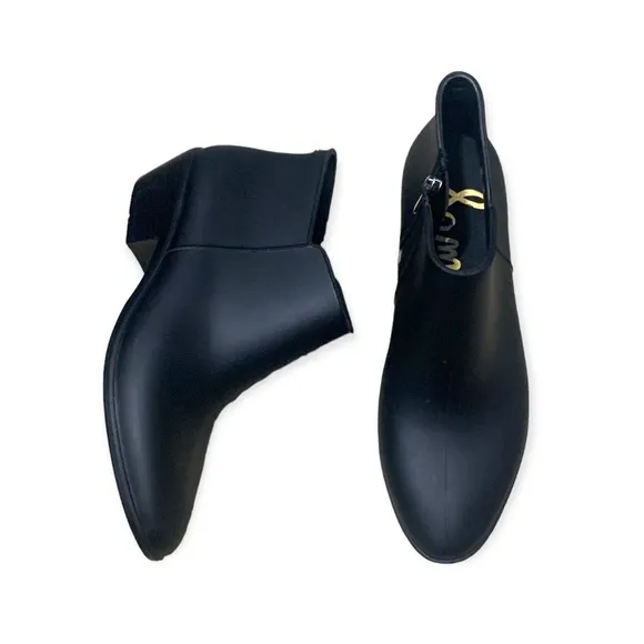 Sam Edelman Black Petty Rain Booties sz 9