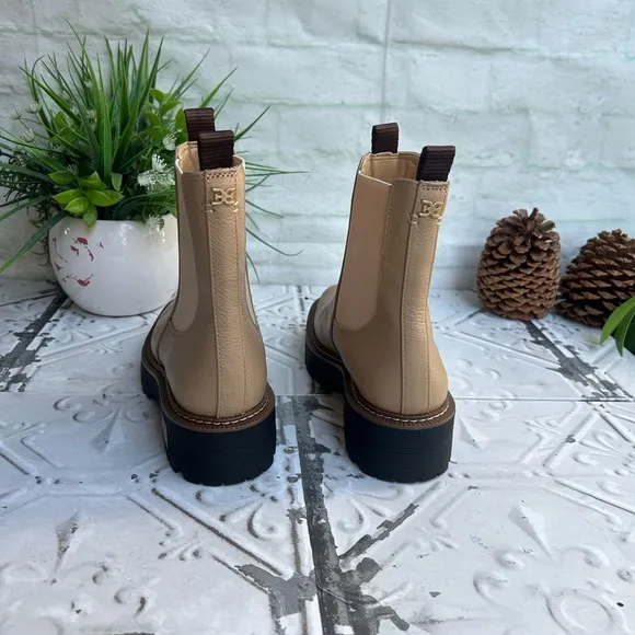 Sam Edelman by Anthropologie 🍂Chelsea boots nude leather 10 women’s new