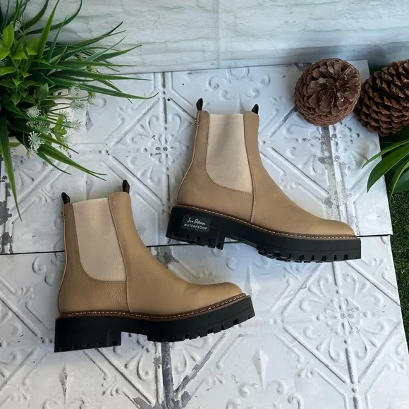 Sam Edelman by Anthropologie 🍂Chelsea boots nude leather 10 women’s new