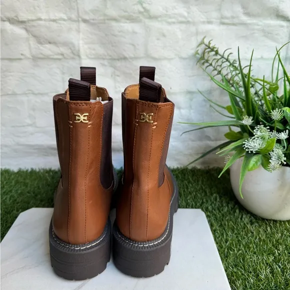 Sam Edelman by Anthropologie Laguna Chelsea in brown leather boots size 10 New