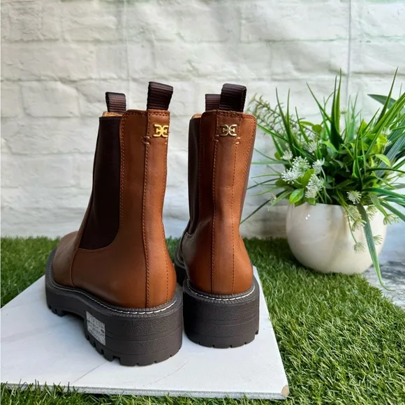 Sam Edelman by Anthropologie Laguna Chelsea in brown leather boots size 10 New
