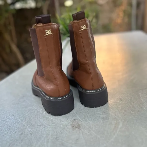 Sam Edelman by Anthropologie Laguna Chelsea in brown leather boots size 10 New