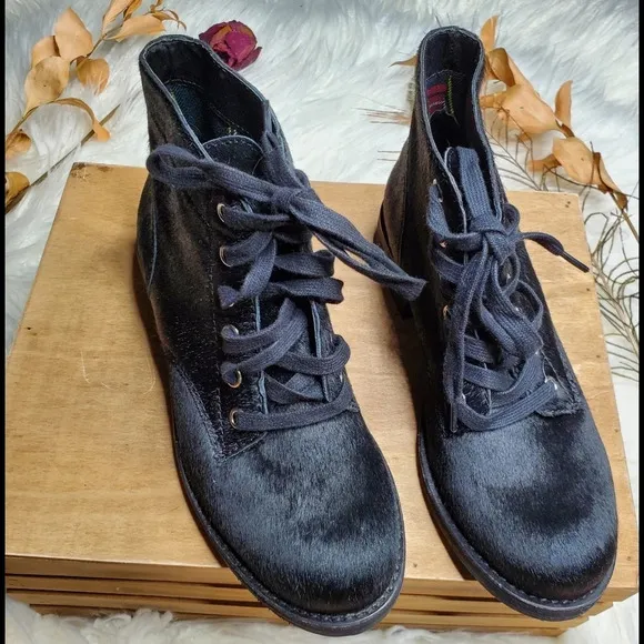 Sam Edelman Calf Hair Ankle Boots