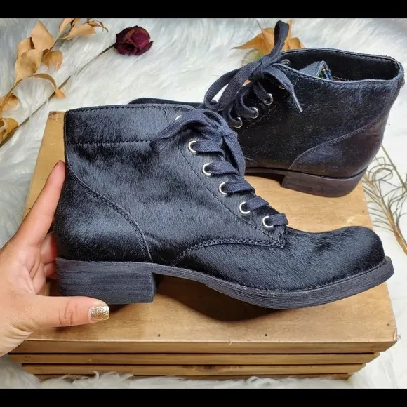 Sam Edelman Calf Hair Ankle Boots