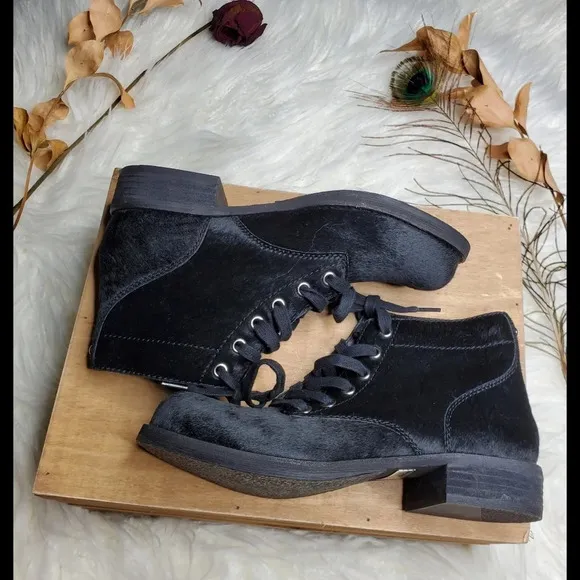 Sam Edelman Calf Hair Ankle Boots