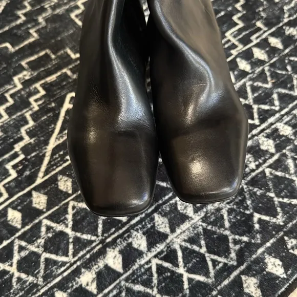SAM EDELMAN Fawn leather boots in Black Leather