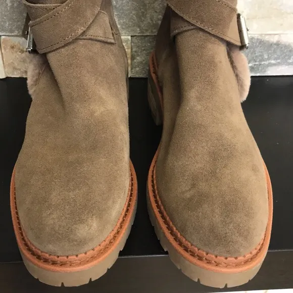 🎁Sam Edelman Jailyn Faux Fur-Lined Suede Boots