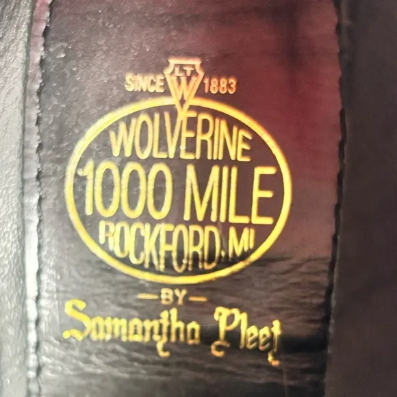 Samantha Pleet X Wolverine 1000 Mile Arc Ankle Boots Size 9