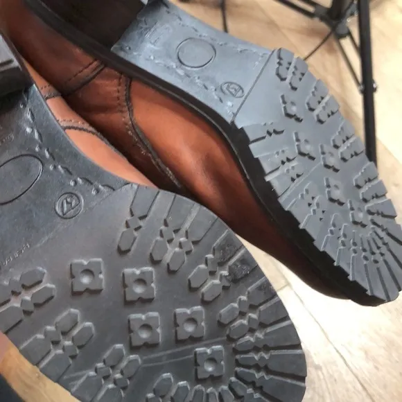 Samoa Brown Leather Ankle Boots Size 37/7