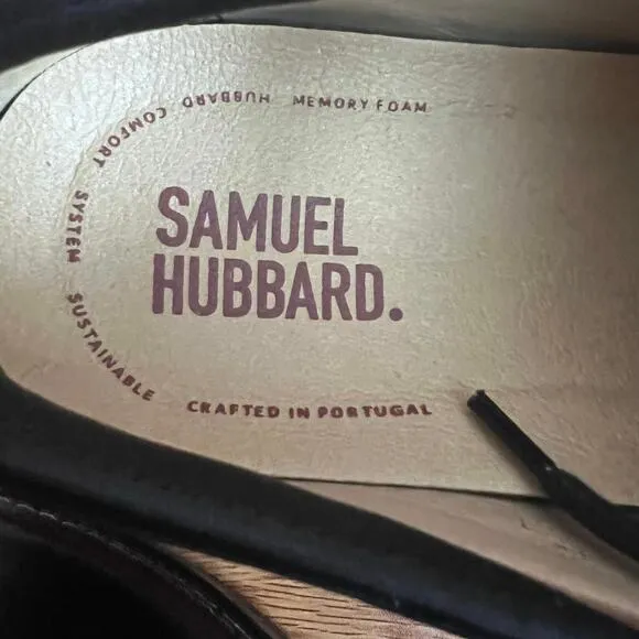 Samuel Hubbard Men’s Rafael Hybrid Lace Up Derby Leather Shoes Size 8.5 US