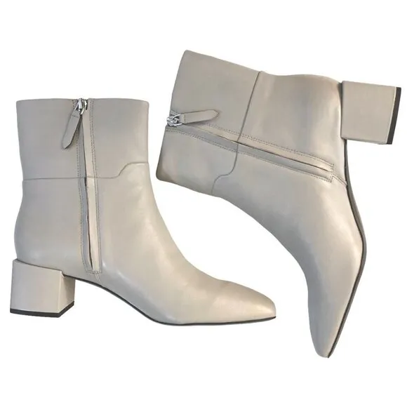 SARTO Flexa Fabiene Leather Ankle Boots Gray NEW!