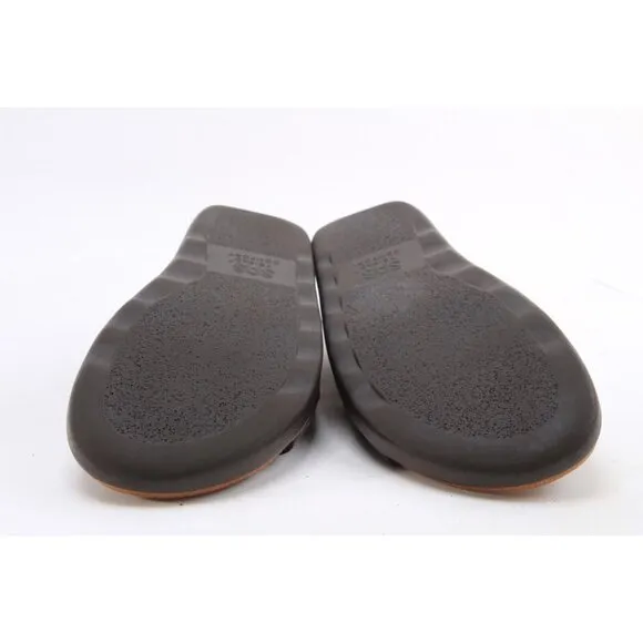 SAS HUGGY cross Sandals Shoes Leather Brown Women's Shoes Sz 9 N READ
