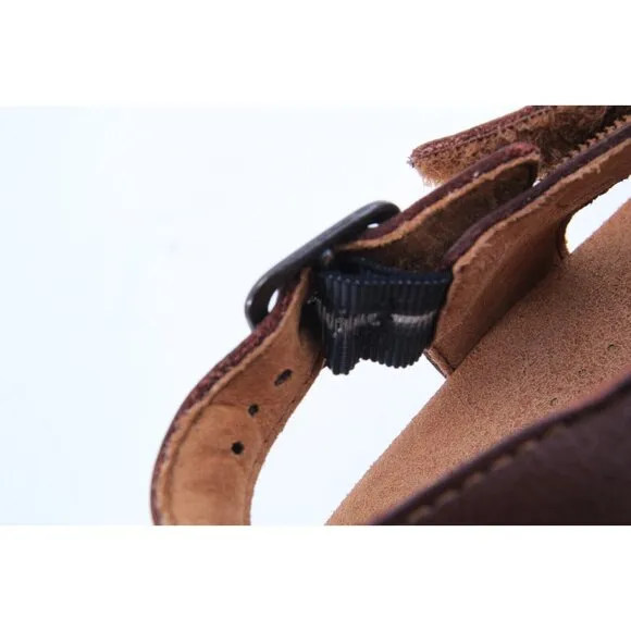 SAS HUGGY cross Sandals Shoes Leather Brown Women's Shoes Sz 9 N READ