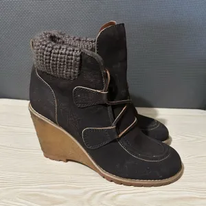 SEE BY CHLOE Brown  Wedge Ankle Boots