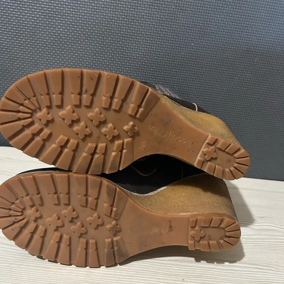 SEE BY CHLOE Brown  Wedge Ankle Boots