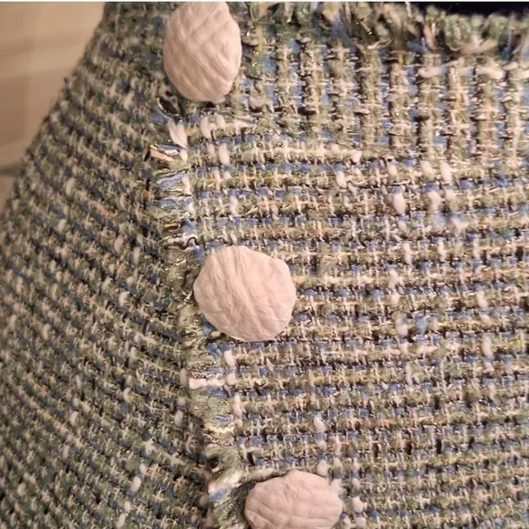 Self-Portrait boucle skorts