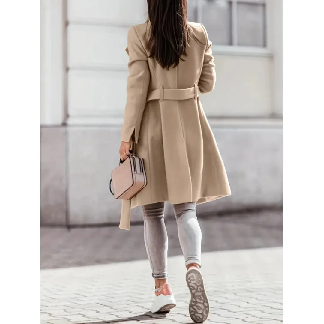 Serena – Women's Long Trench Coat – Stylish & Versatile