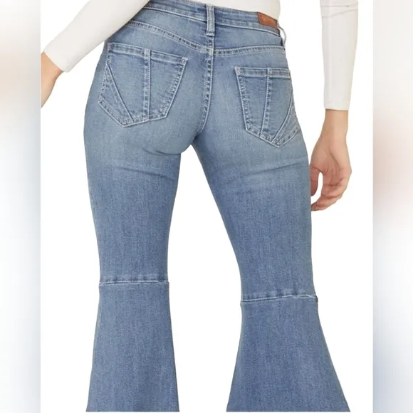 Shyanne Super Flare Mid Rise Denim Jeans