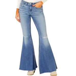 Shyanne Super Flare Mid Rise Denim Jeans