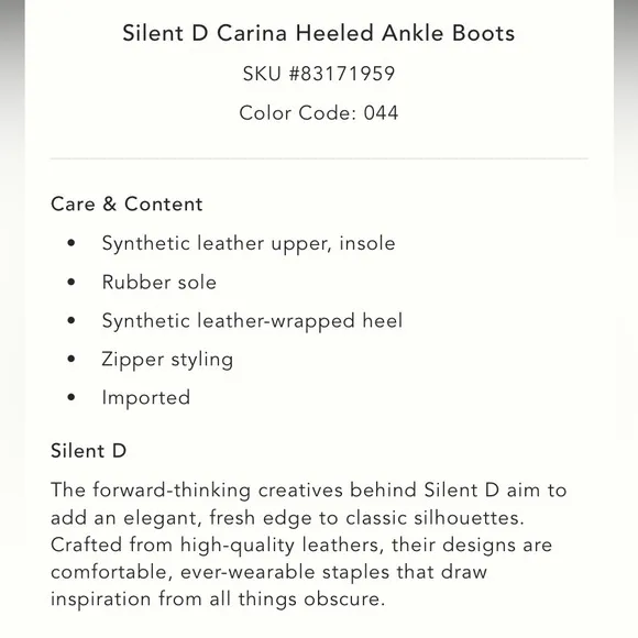 SILENT D CARINA HEELED ANKLE BOOTS