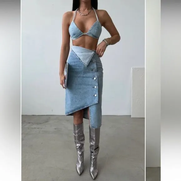 Silver boots