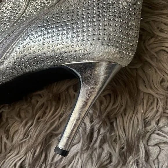 Silver boots