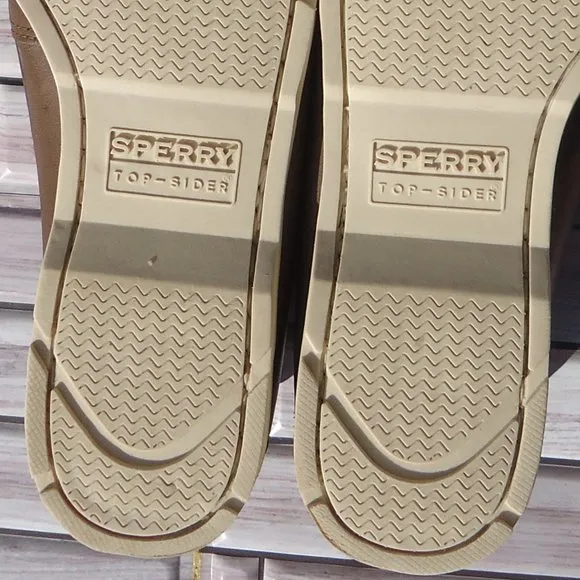 SIZE 10.5. Sperry Top-Sider leather sneakers shoes.