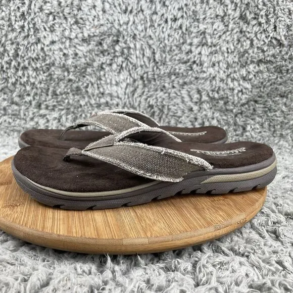 Skechers Go Walk Arch For Sandals Flip Flops Men's 10