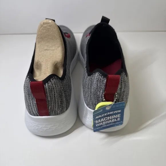 Skechers Go Walk Men's 13‎ Shoes Sneakers Flex Ultra Gray Black No Tie NWT