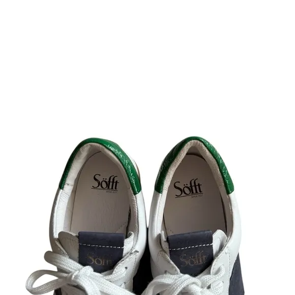 SOFFT RUBY White/Navy/Cactus Green SNEAKERS