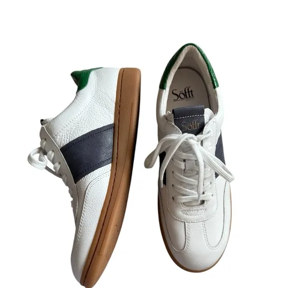 SOFFT RUBY White/Navy/Cactus Green SNEAKERS