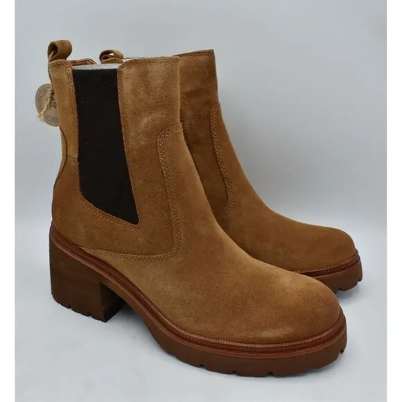 Sofft Womens Size 7.5 Jordie Brandy Waterproof Leather Chelsea Boots Shoes