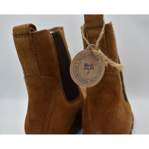 Sofft Womens Size 7.5 Jordie Brandy Waterproof Leather Chelsea Boots Shoes