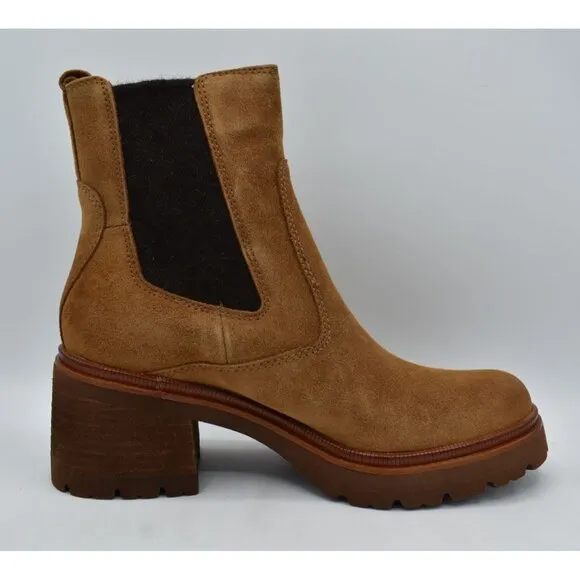 Sofft Womens Size 7.5 Jordie Brandy Waterproof Leather Chelsea Boots Shoes