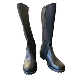 Soft walk biloxi black boots women’s 8m
