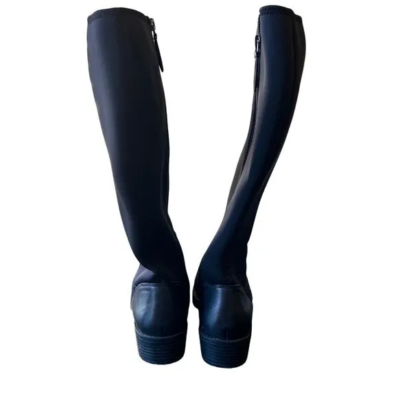 Soft walk biloxi black boots women’s 8m