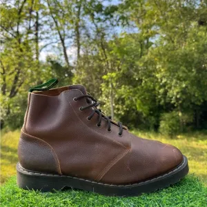 Solovair Classics Astronaut 6 Eye Boots in brown leather.