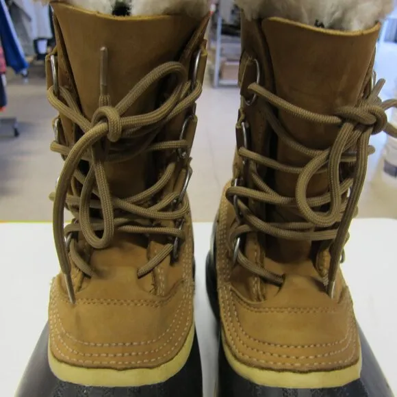 Sorel Caribou NL1005-280 Womens Size 9 Women's Brown/Tan Waterproof Winter Boots
