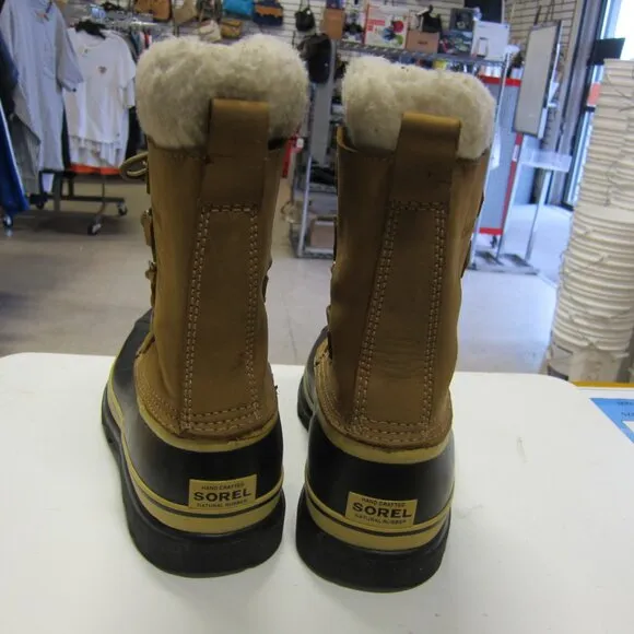 Sorel Caribou NL1005-280 Womens Size 9 Women's Brown/Tan Waterproof Winter Boots